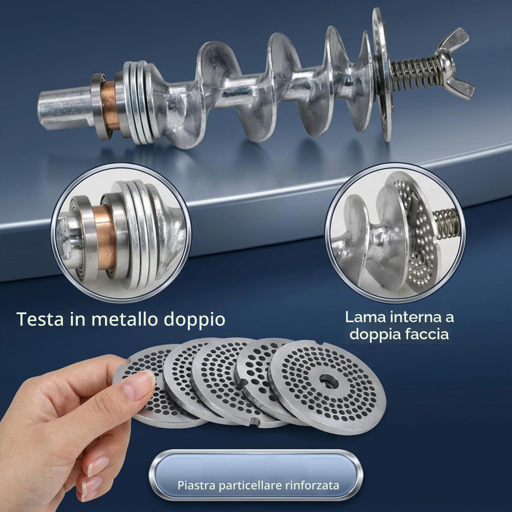 Macchina per pellet efficiente Macchina per pellet da 2 5 mm con doppie lame potenziate Uso domestico Granulatore per mangime per uccelli Conigli Gatti e cani