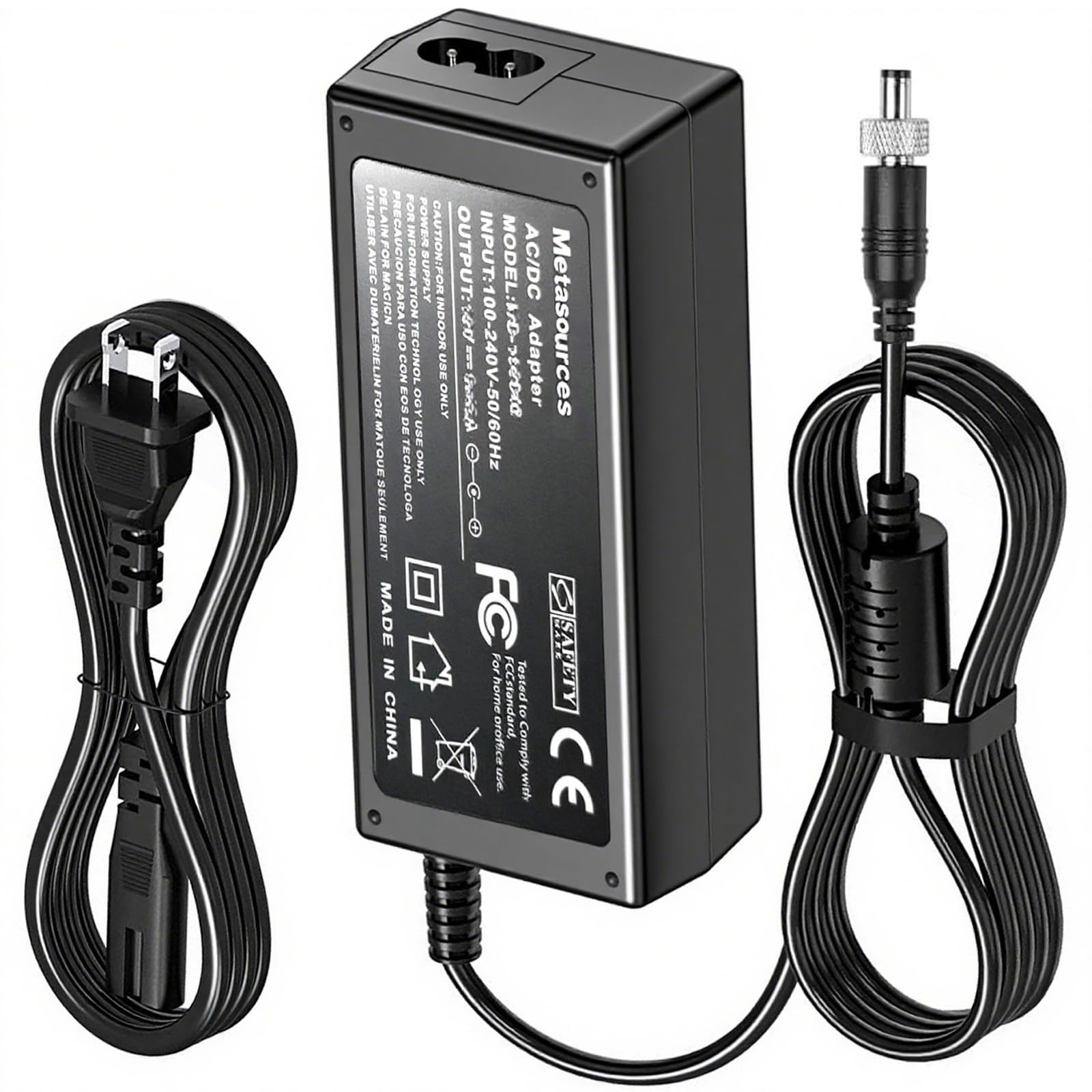 Amazon.com: Metasources 12V AC/DC Adapter w/Locking Compatible