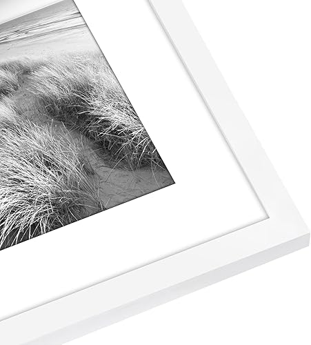 Vista 727 de Americanflat Portarretratos de 5 x 6 pulgadas con plexiglás pulido, juego de 5 portarretratos de 2 x 3 pulgadas con paspartú o para fotos de 5 x 6