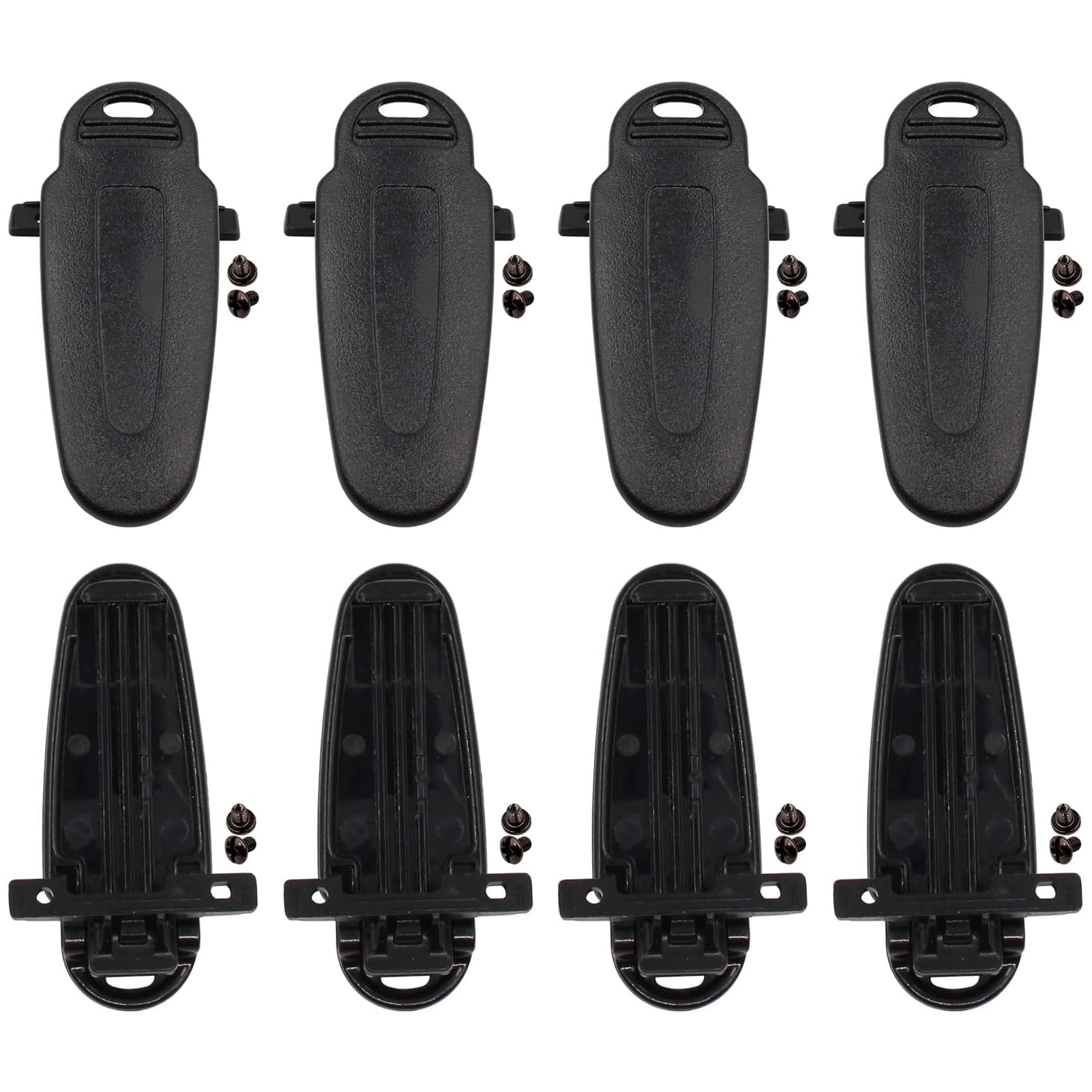 Afadorable 8Pcs KBH-12 Belt Clip Fit for TK-3360 TK-2360 TK-3173 TK-3170 TK-2170 TK-3160 TK-2160 TK-3140 TK-2140 NX-220 NX-320 Radio