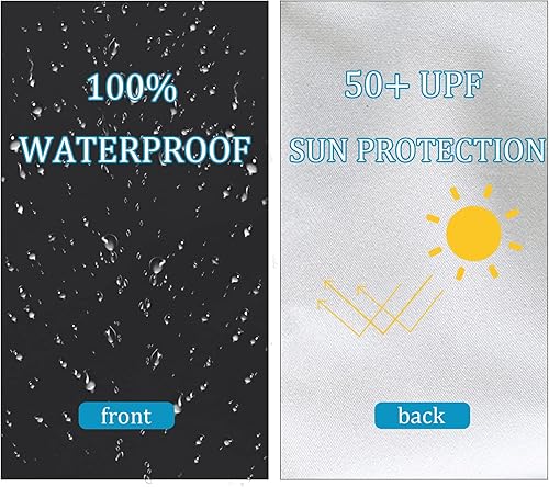 Miniatura 6 de Canopy SunWall, toldo desplegable de 10 x 10 pies para kioscos instantáneos, 1 paquete de pared lateral solo con revestimiento plateado blanco