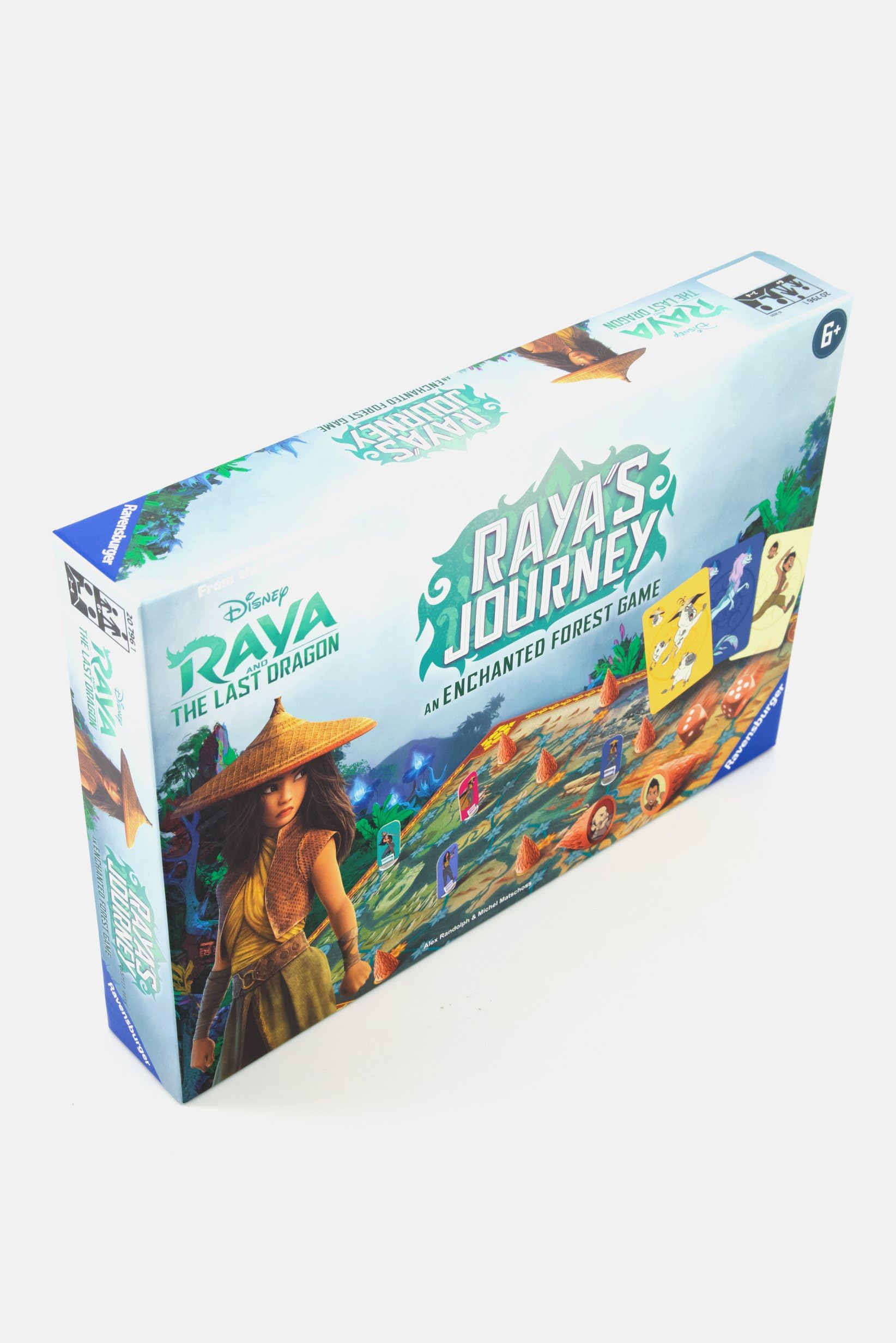 Ravensburger Disney - Gioco da tavolo Raya e l'ultimo drago della foresta incantata, per bambini dai 6 anni in su, da 2 a 4 giocatori