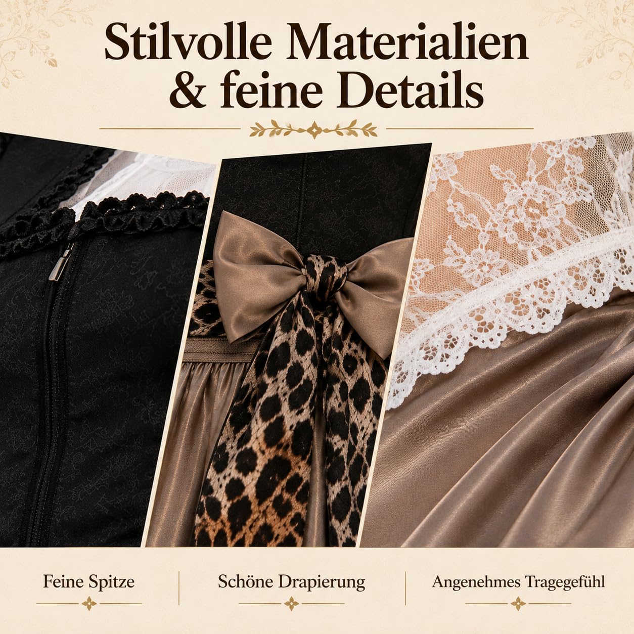 Generisch Dirndl Grosse Grössen Oktoberfest Damen Outfit Dindl Midi Für Schürze 'Dirndl Dirndlkleid Lang Dirnd Samtdirndl Beige Trachtenkleid Drindl Langes Mit Bluse Und Samt