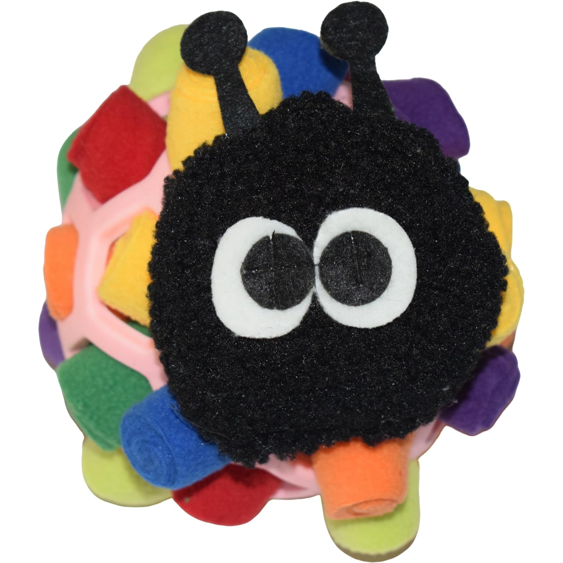 PET-ELF Caterpillar Snuffle Ball for Dogs Interactive Tug Toys Treat Dispensing Puzzles Improve Foraging Skills Slow Feeder Indoor