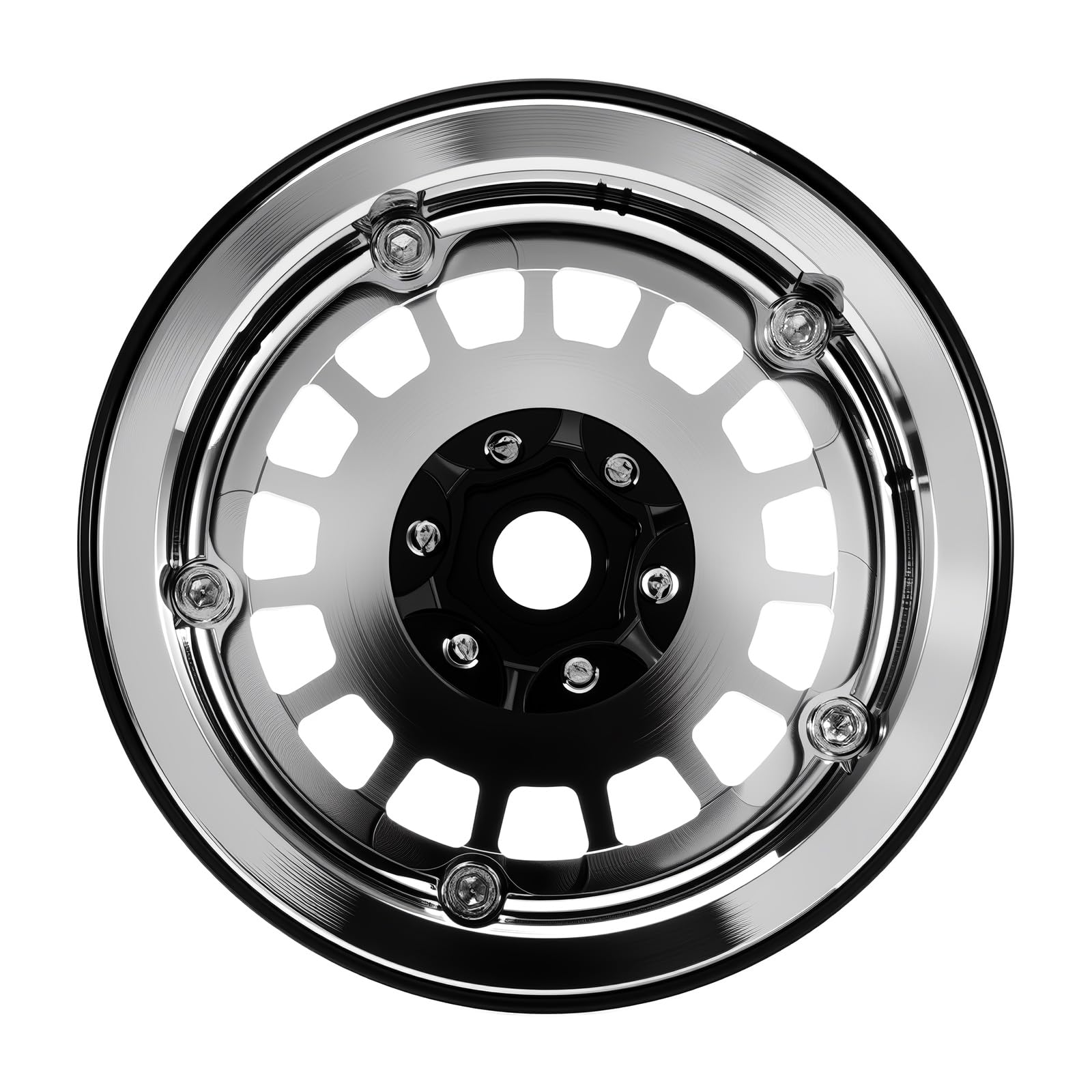 INJORA 1.9 Beadlock Rad CNC Aluiniu Felgen Nabe für 1/10 RC Crawler