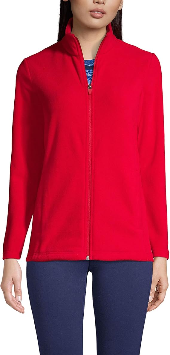 Lands' End Women's Anyweather Fleece Full Zip Jacket