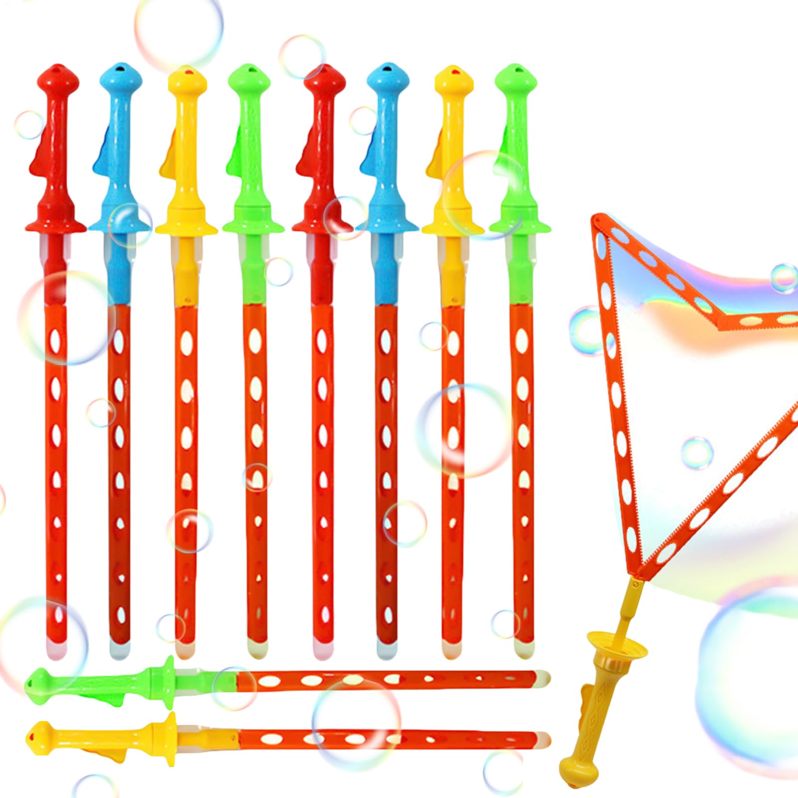 Bubble Wands Balk, Grandi Bubble Wands, 10 adesivi a bolla a prova di fumetti | Giocattoli e di novità per Les, Donne, Uomini, Famiglia, Amici,