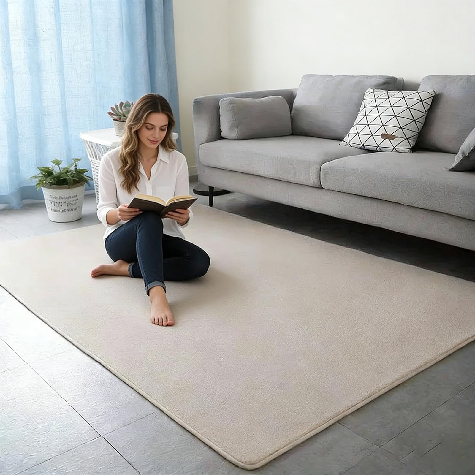 Tapis de salle à manger chameau 110 x 150 cm pour réchauffer votre déco