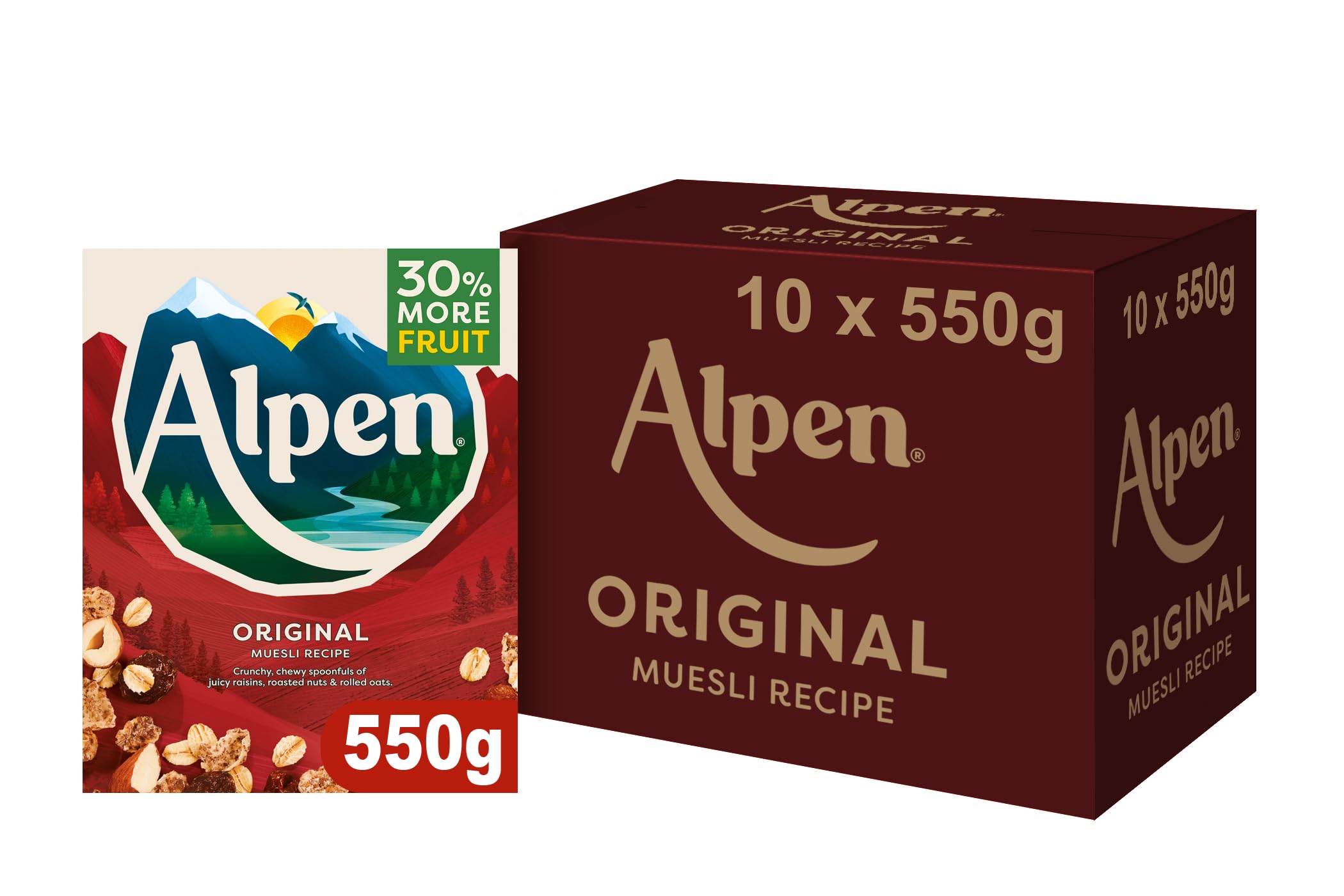 Alpen Original - Muesli Suizo Original (Pack of 10)