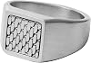 Skagen Men's Silver Stainless Steel Signet or Band Ring