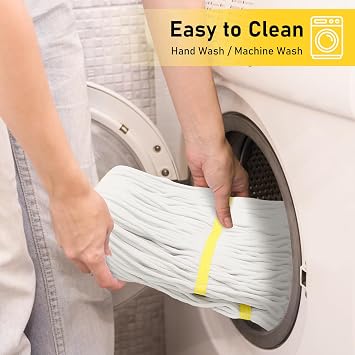 Heavy Duty Commercial Mop, Industrial Mop with 59-in Long Handle