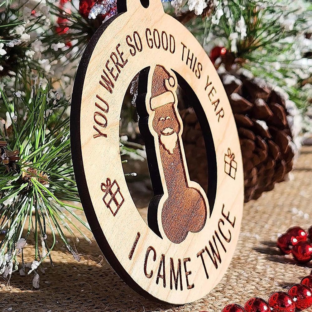 9 Pezzi Decorazioni Albero Di Natale In Legno, Decorazioni Per Albero Di Natale, Divertenti Ornamenti Da Appendere, Ciondoli Decorativi Per l'Albero Di Natale, Per Casa, Automobile, Feste Di Natale