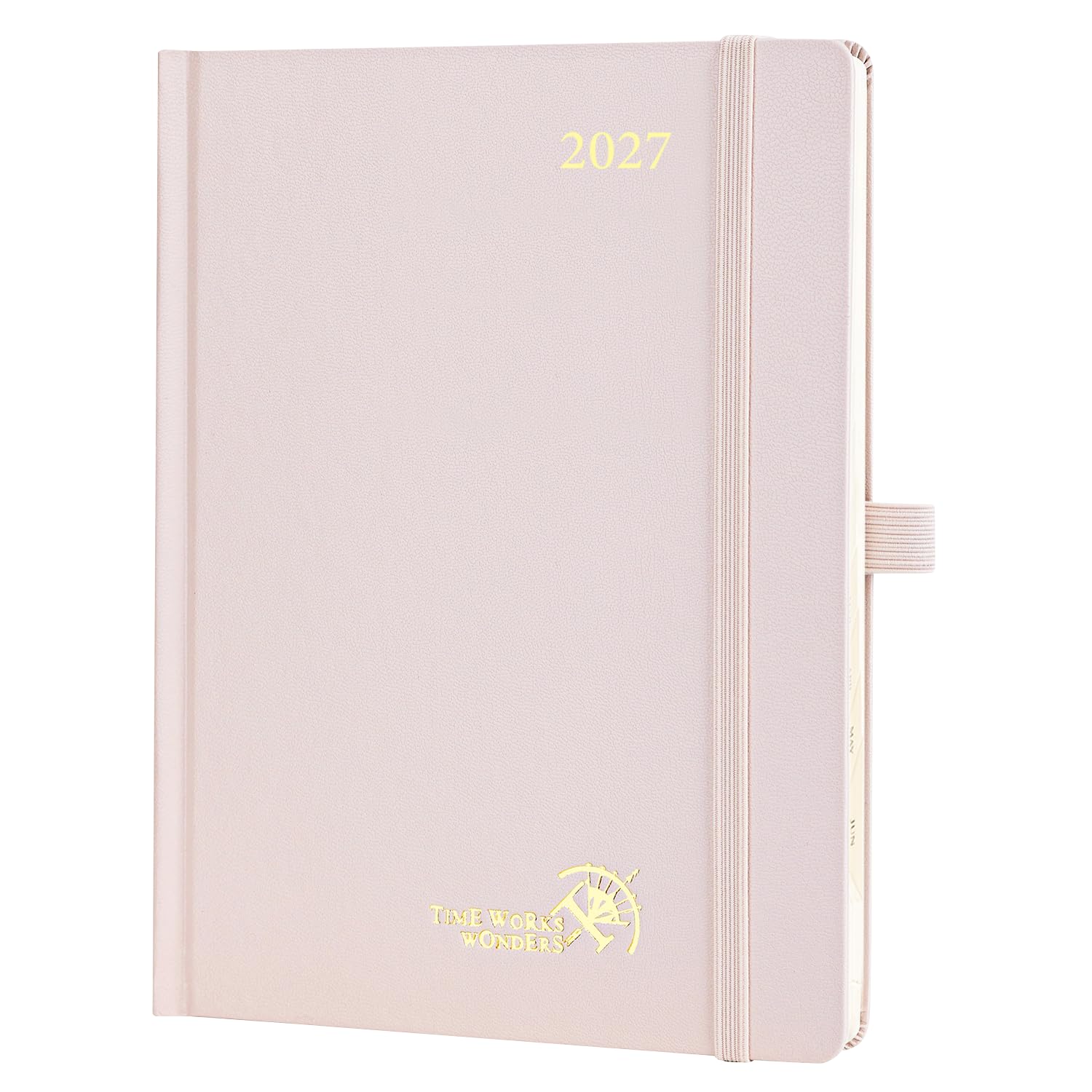 POPRUN 2027 Diary A5 Week to View – Hardback, Vertical Weekly Planner