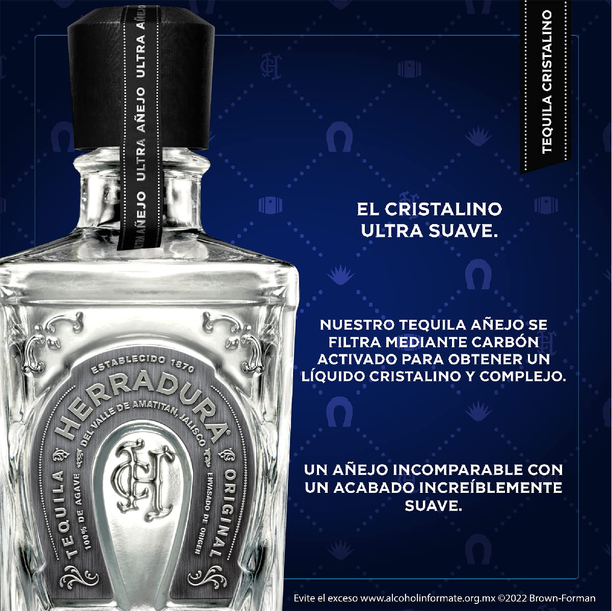 Herradura Ultra Tequila 700 ml 35% alc. vol. : Amazon.com.mx