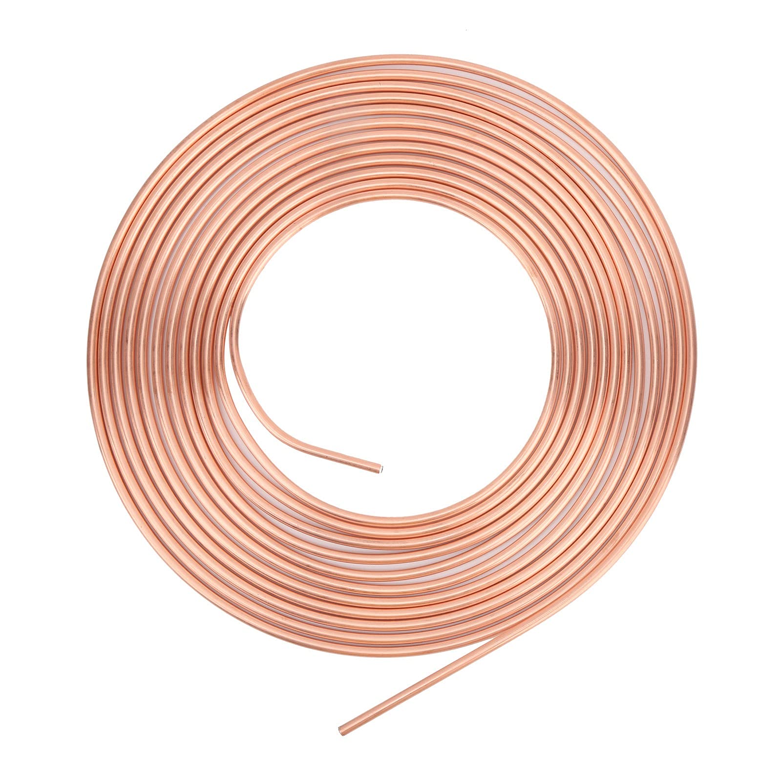 Kit Tubi Freno, 3/16in OD 25ft Rame Nichel Kit Tubi Freno Bobina e Raccordo Perfetta Flessibilità