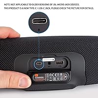 Vista 3 de Hyacinyh Cable de carga rápida compatible con JBL Charge 4, Charge5, Charge 6, JBL Flip 5, Flip 6, Flip 7, JBL Pulse 4, Pulse 5, Clip4, Clip5