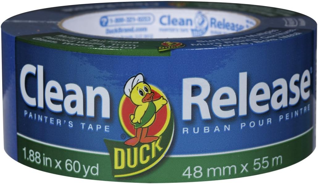 Flash Deals - 60% OFF Duck Clean Release Blue Painter's Tape 2-Inch (1.88-Inch x 60-Yard), 12 Rolls, 720 Total Yards, 284372