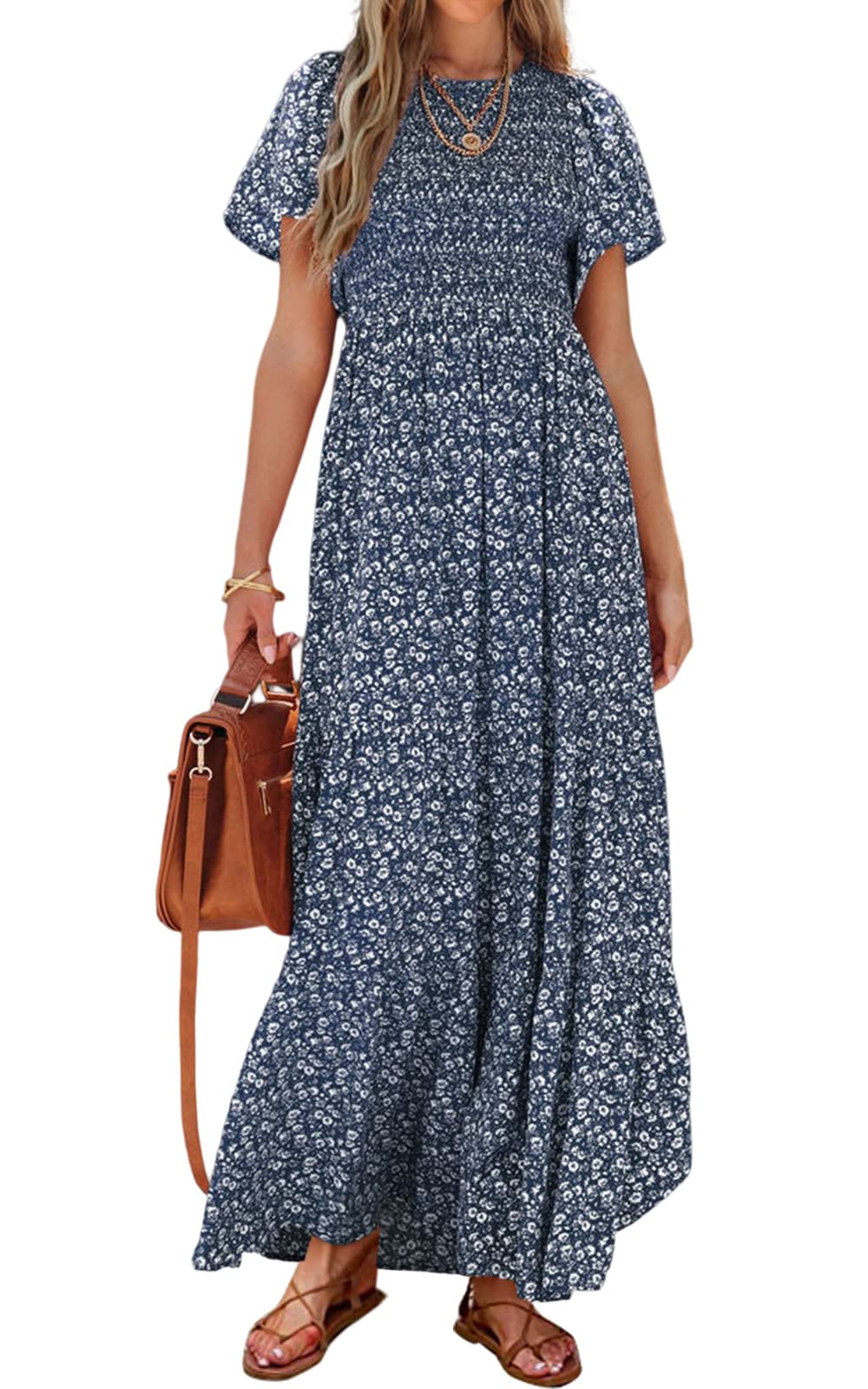 Prettygarden Womens Smocked Top Summer Dresses For Women 2025 Short |  Desertcart Bahamas
