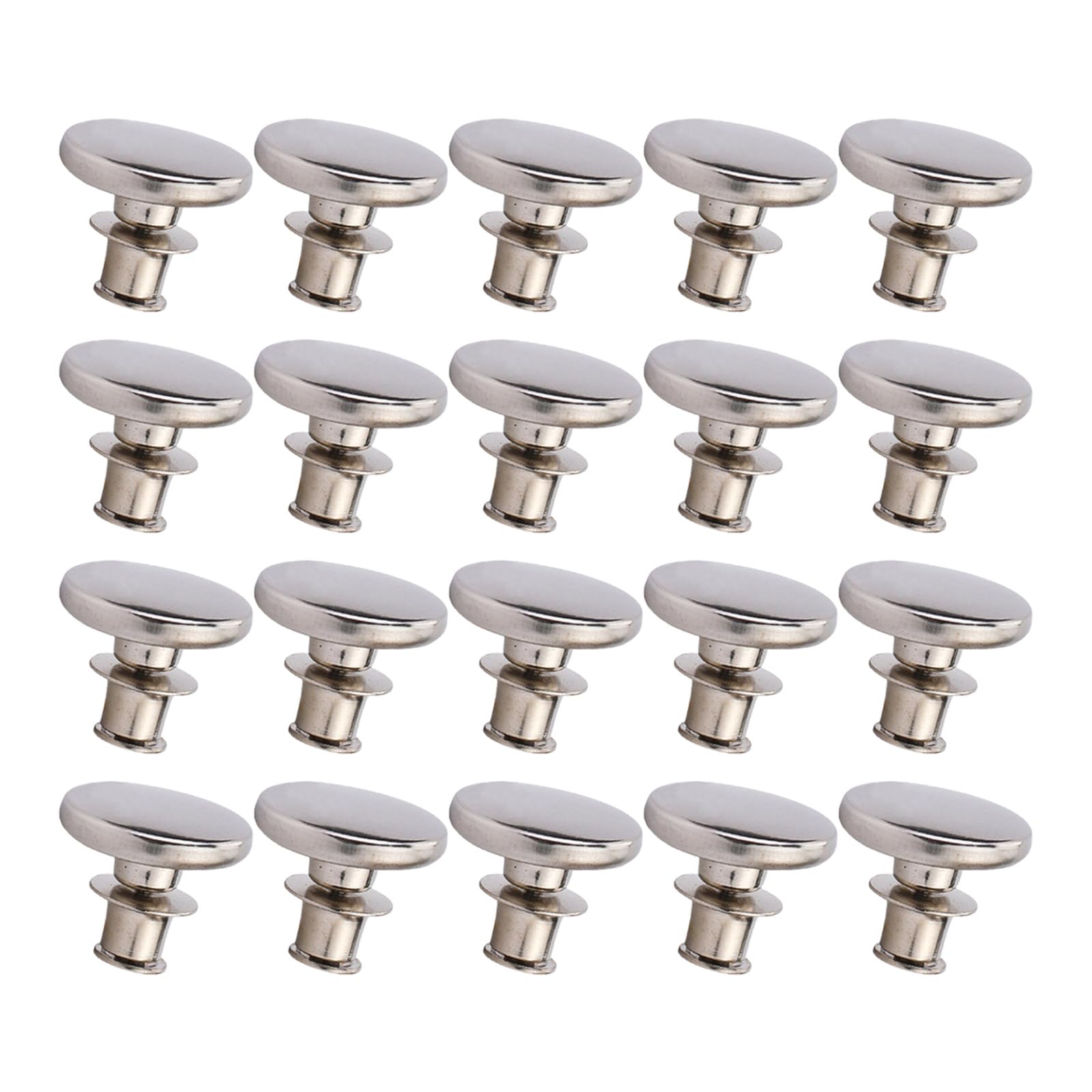 Tsophreniq 20Pcs Round Waist Extenders Button Extenders Button Buckles Set for Jeans Pants to Make Tighter Jean Tightener
