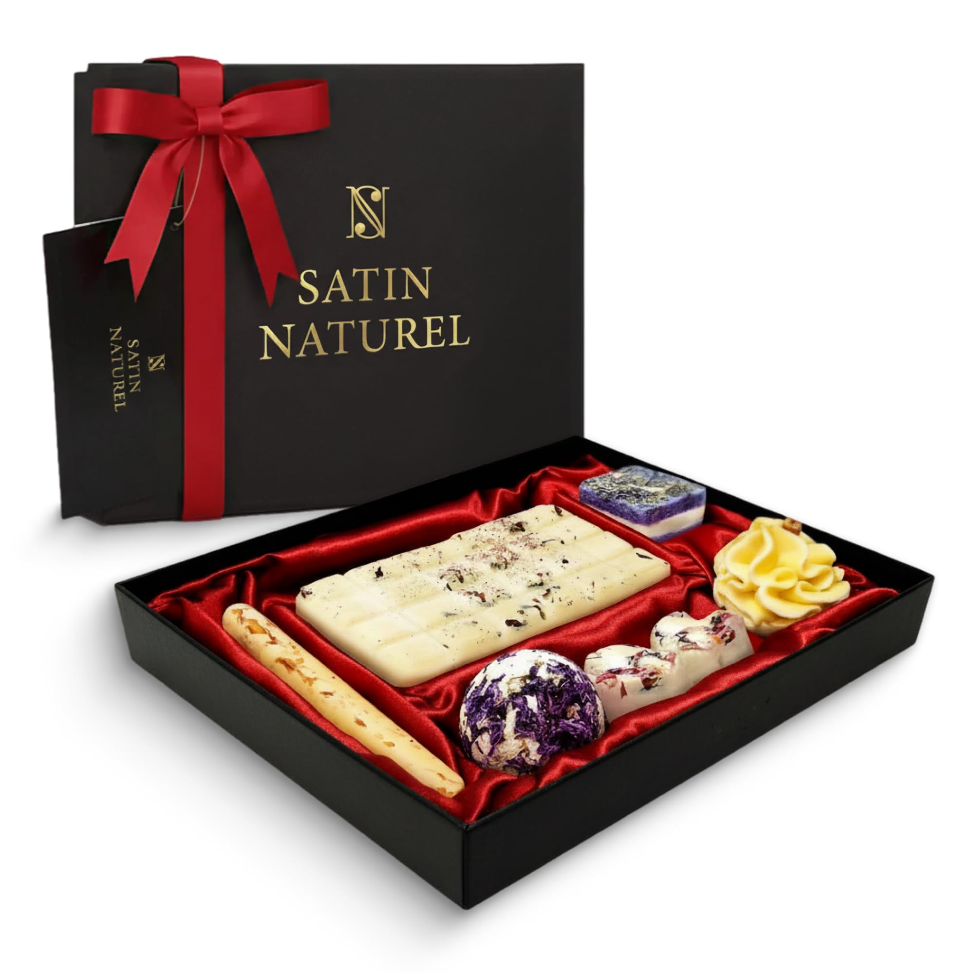 Satin Naturel 7 Bombas de Baño Bio de Lujo