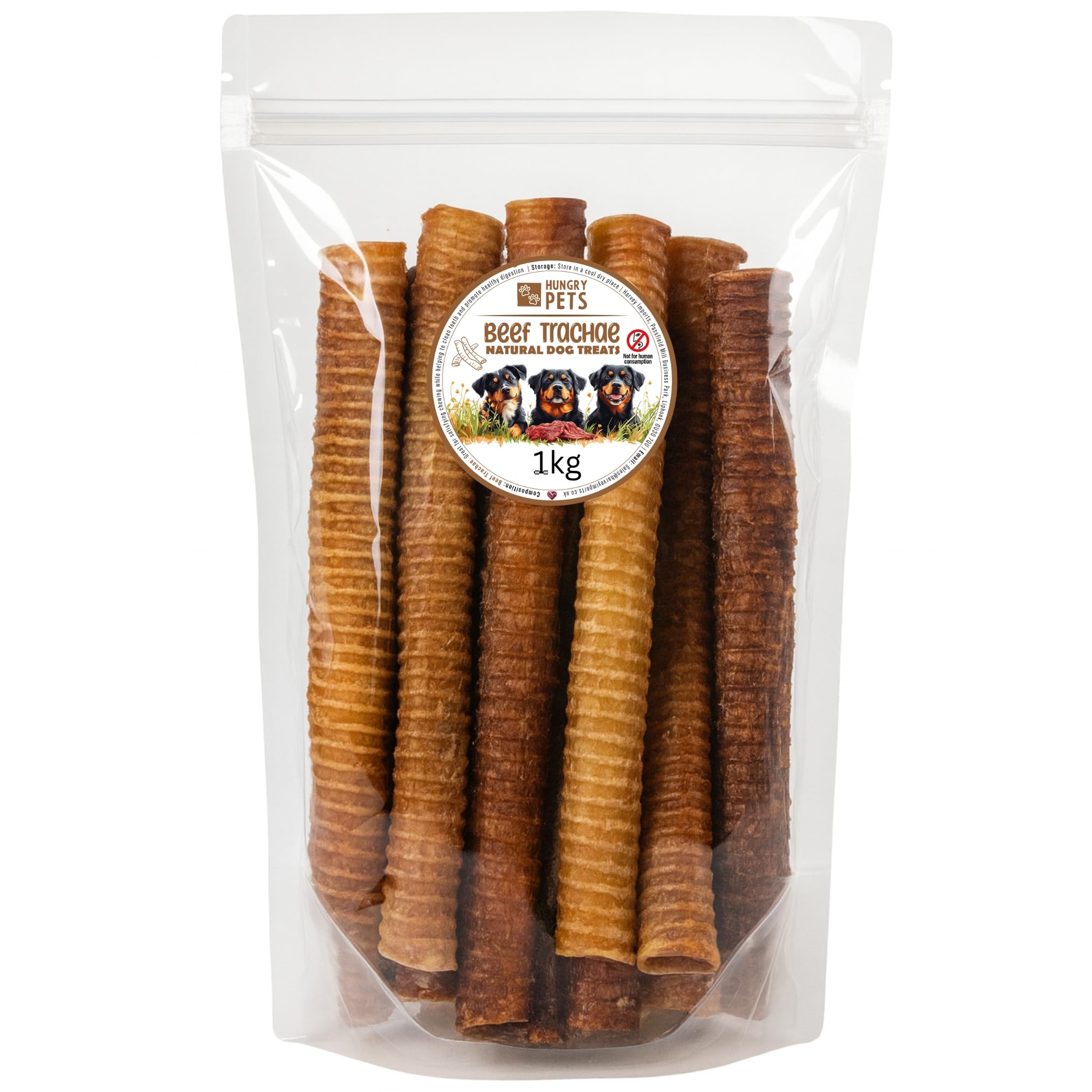 Beef Trachea, Natural Dog treat (1kg)