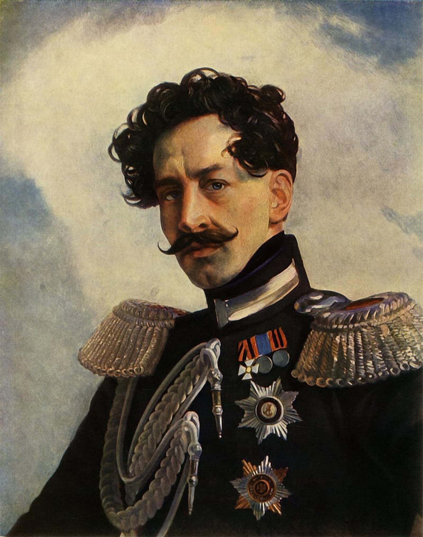 Serendipitp No Frame Vintage Wall Art Canvas Nordic Poster Canvas Print Picture Portrait Of General Vasili Alexeyevich Perovsky By Karl Pavlovich Bryullov Wall Art Poster For Home Decor 60X90cm