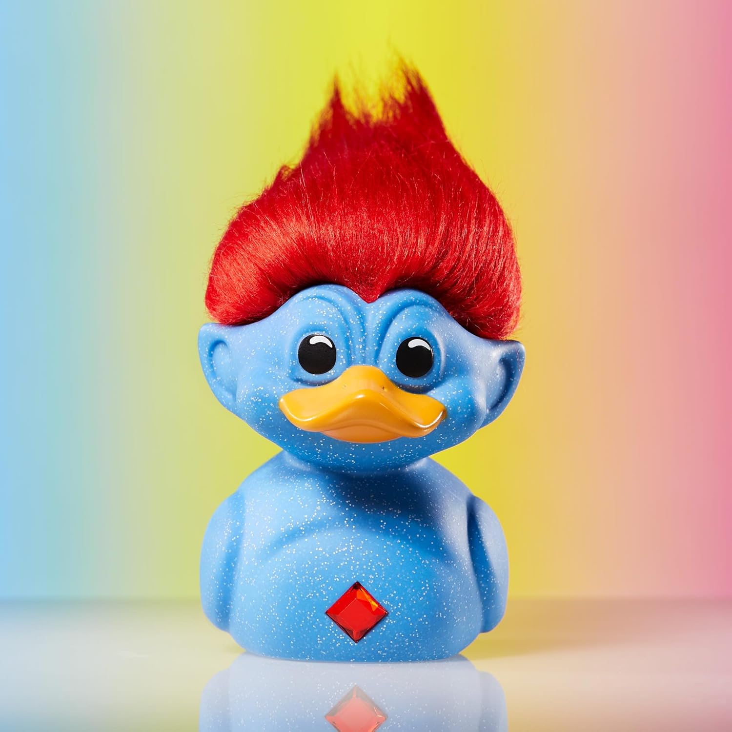 TUBBZ First Edition Blue Glitter Troll Collectible Vinyl Rubber Duck Figure - Official Trolls Merchandise - TV, Movies & Video Games - Image 3