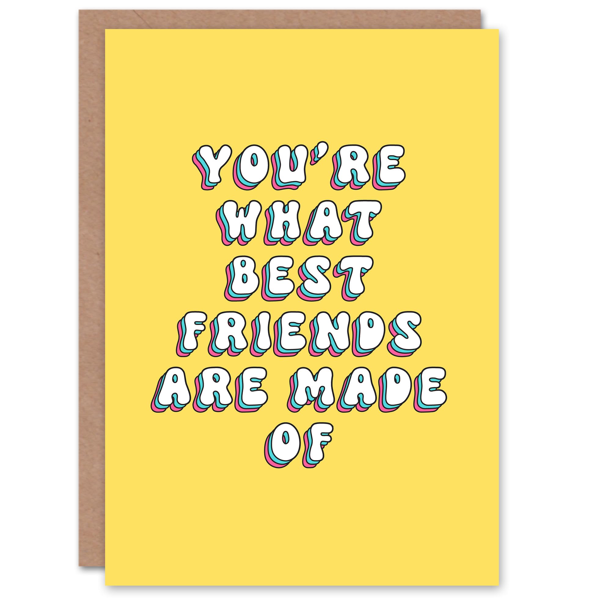 Artery8 Birthday Card What Best Friends Are Made Of Sincere For Her Woman Sister Wife Partner Girlfriend Greeting Card