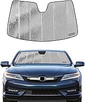 Vista 13 de Parasol de parabrisas para Honda Accord Sedan 2013-2017 sin luces altas automáticas - AstraGuard