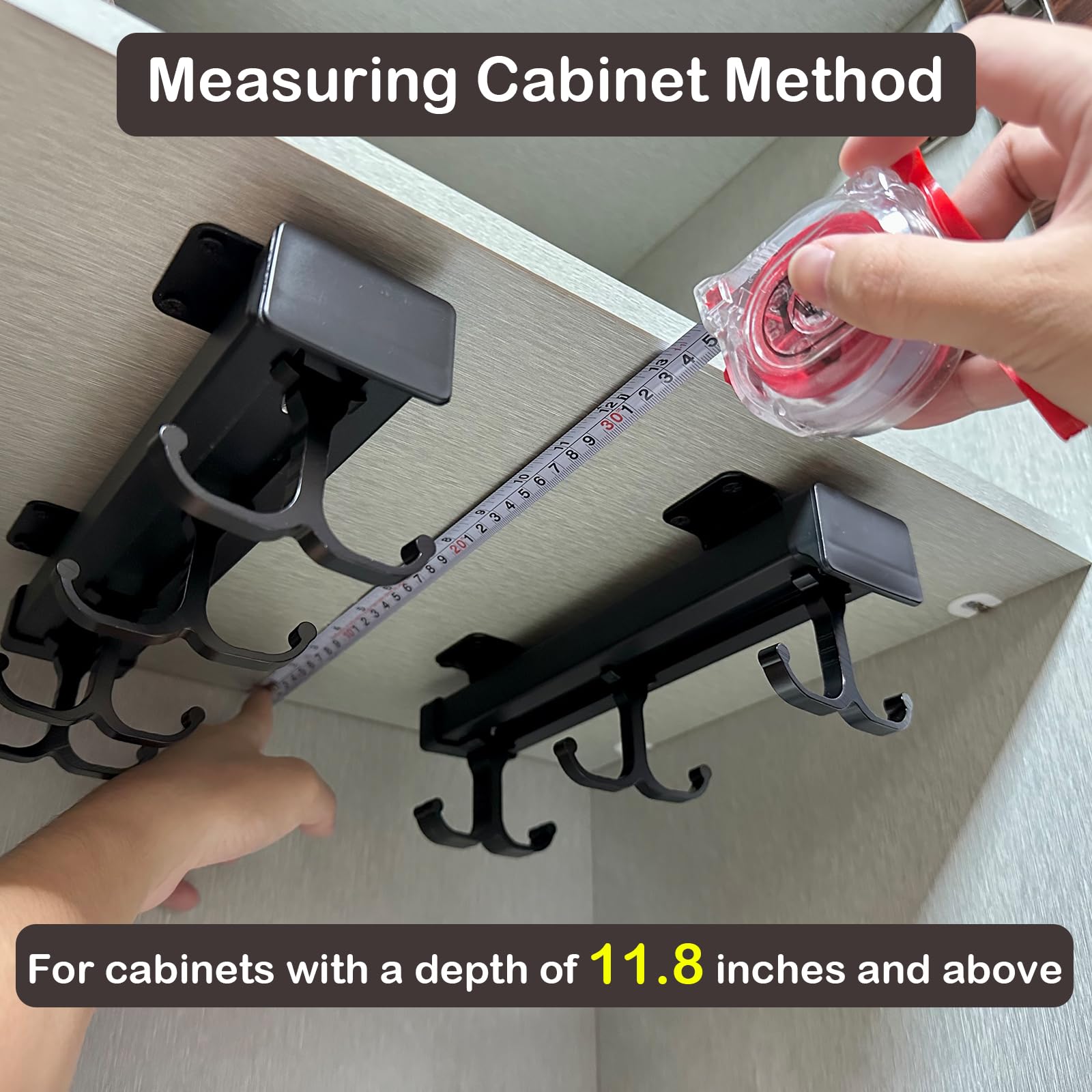 Crochet De Tasse Sous L'Armoire - Organisateur De Tasse à Café Support