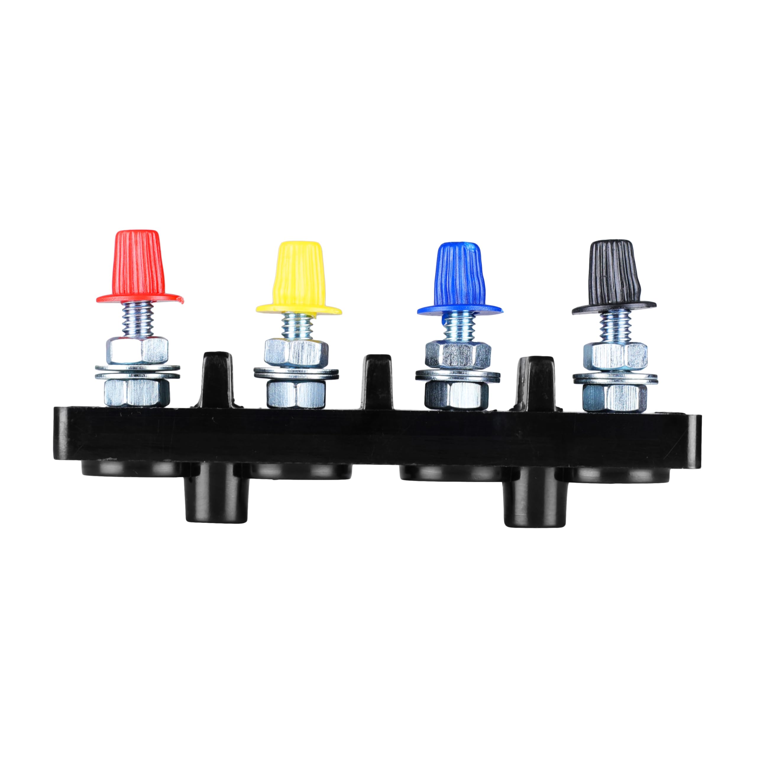 FTC TPN-63 Standard Connection Plate 63Amp, 4 Pole In Backalite - With (Red,Yellow,black,blue Colour Cap) Pack Of -15 Pcs-picture-18