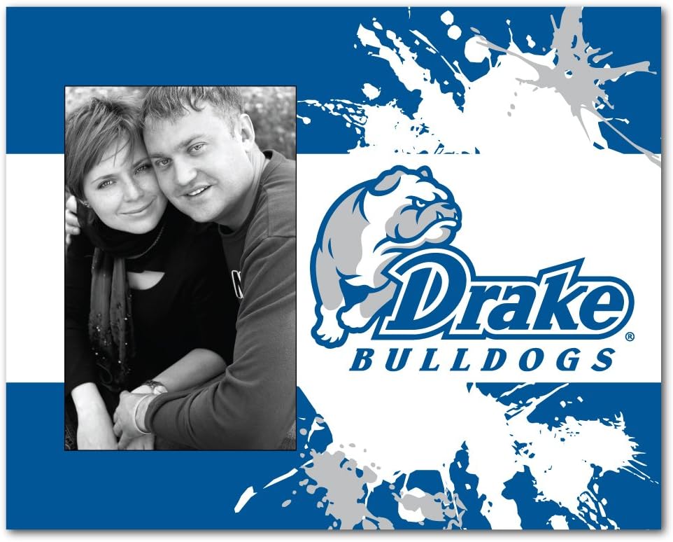 VictoryStore Gift Frame - Drake University Picture Frame - Paint Splatter Design