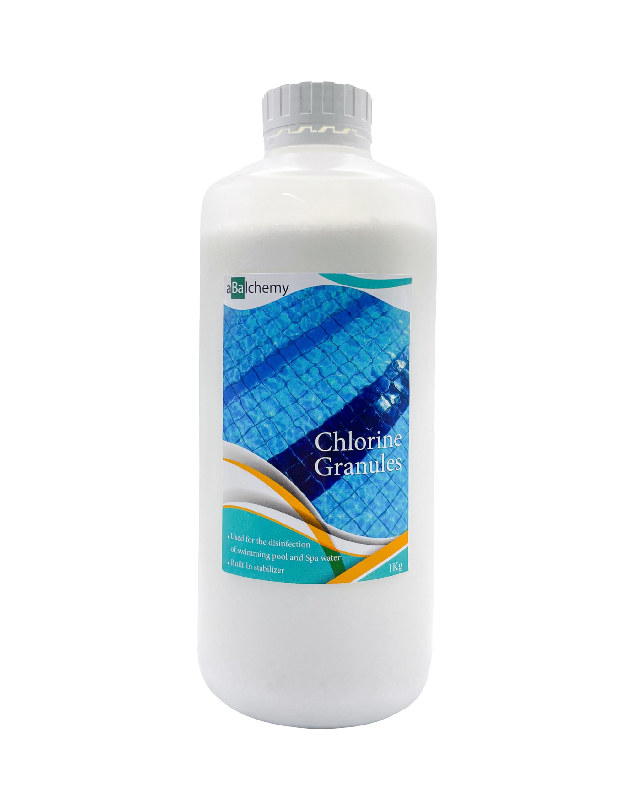 aBalchemy Stabilised Chlorine Granules 1 kg – Rapid Water Disinfection Treatment for Swimming Pools, Hot Tubs & Spas — image 1