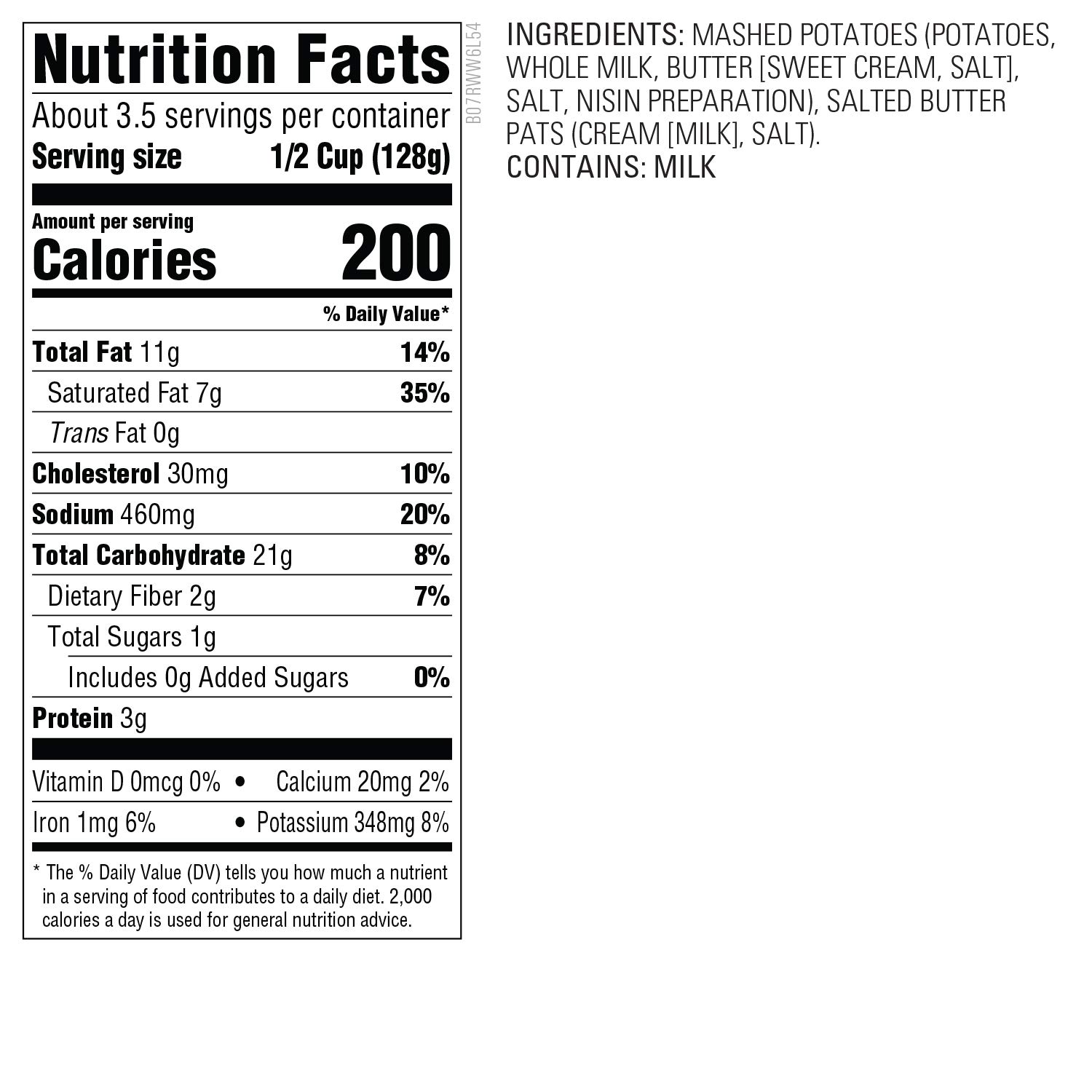 Amazon Kitchen, Mashed Potatoes, 16 oz
