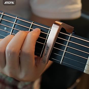 ギターカポタスト Amazon | Aroma プロフェッショナルギターカポタスト ワンタッチ