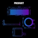 Ant Esports ICE Chroma 360 ARGB 360mm ARGB Liquid Cooler/AIO with CPU Temperature Display - Black | Support Intel & AMD CPU Socket AM5, AM4, AM3, LGA1700, 1200, 2066, 1151 | Evaporation-Proof Tubing gallery image