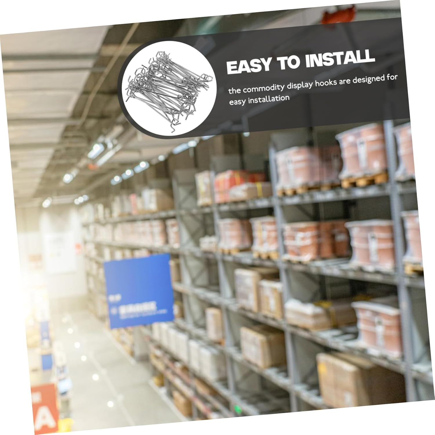 Alipis 50pcs Versatile Utility Hooks Pegboard Hook Kits Strong Weight Capacity for Hanging Easy Install