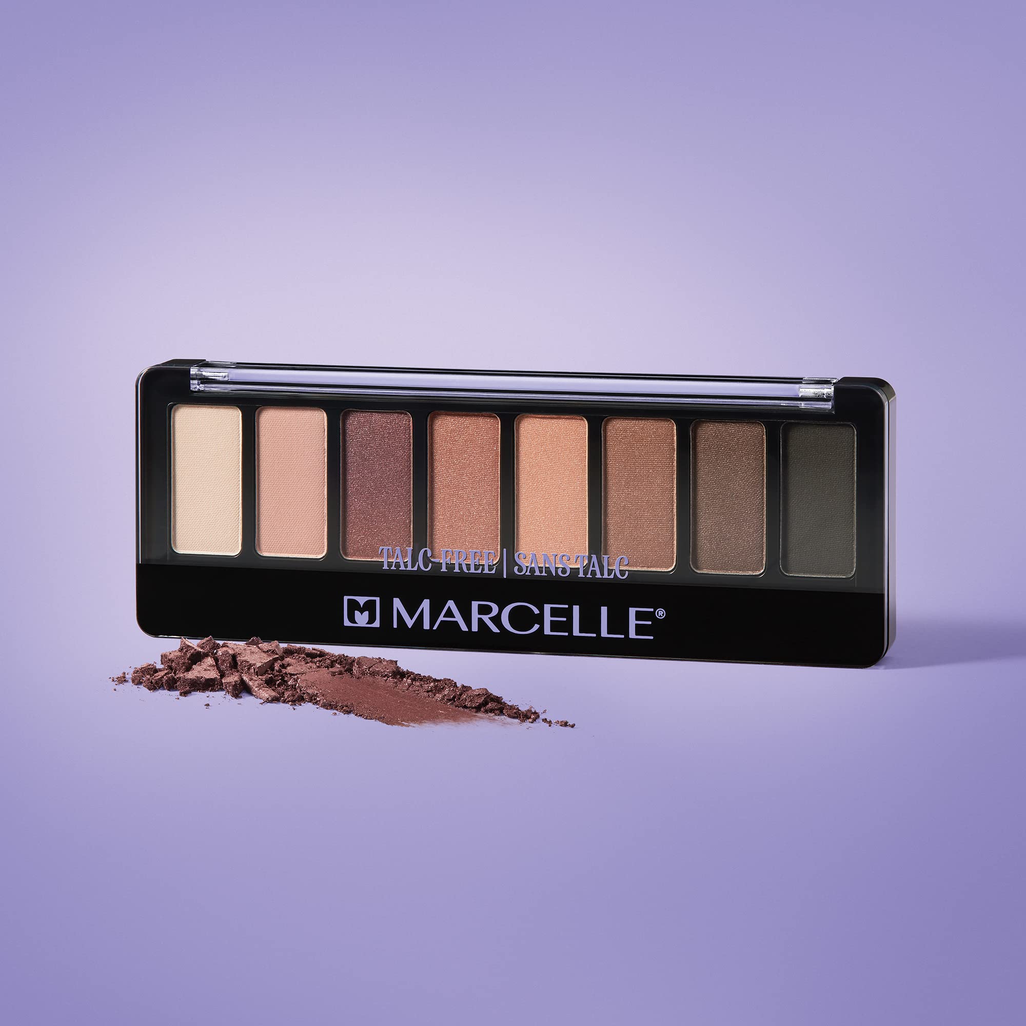 Marcelle Talc-Free Eyeshadow Palette, Luminous Shimmer and Velvety