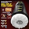 Masturbador Kingdemer para Hombre, Juguete Sexual Masculino - Con 9 Vibraciones y 10 Empujes, Textura 3D Suave y Envuelto, Luz con Modo de Ráfaga a Máxima Velocidad 5