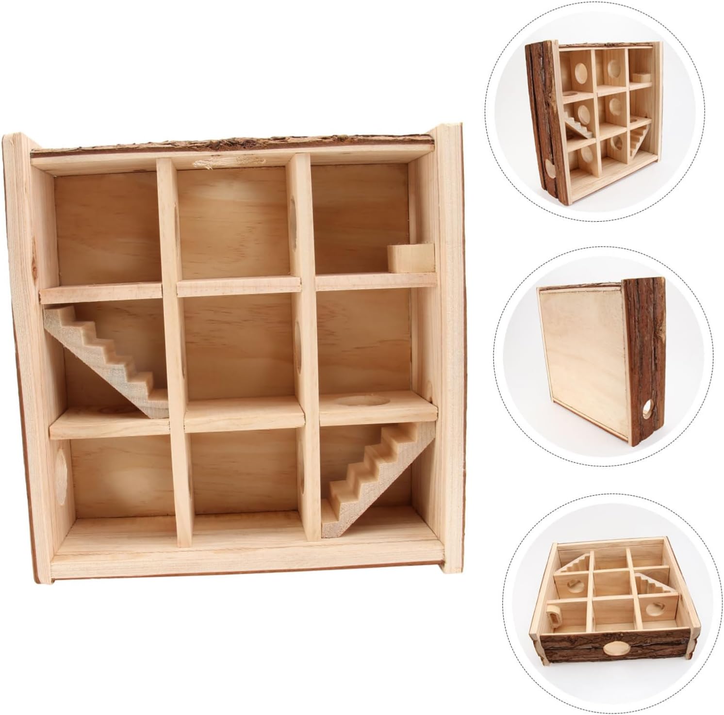 MERRYHAPY Hamster Maze Toy Interactive PET Maze Tunnel for Hamsters Small Animals and Rodents Exercise and Play Activity Toy Multiple Levels and Tunnels