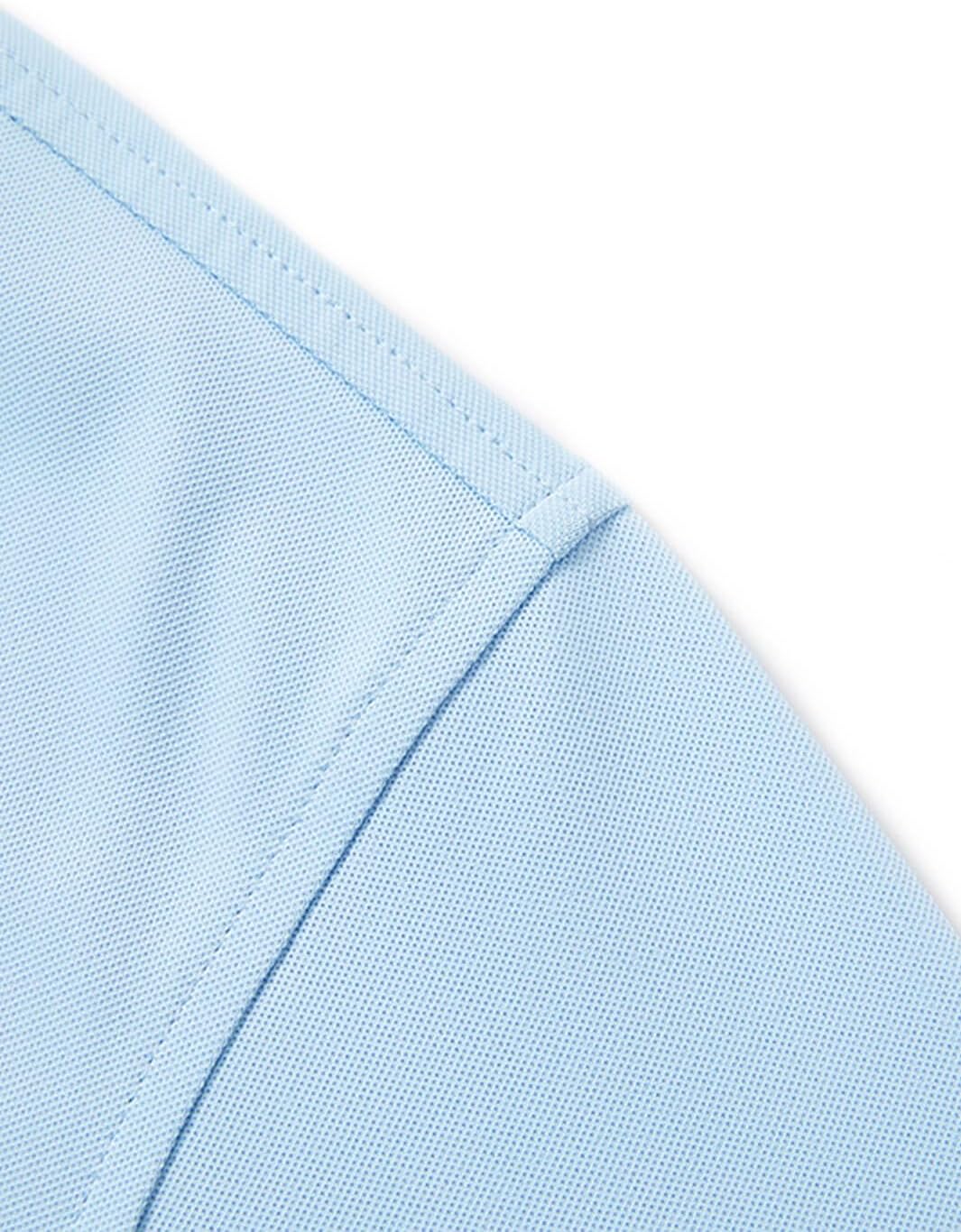 Men' s Golf Shirts Short Sleeve Performance Moisture Wicking Dry Fit Solid Casual Pique Golf Polo Shirts for Men