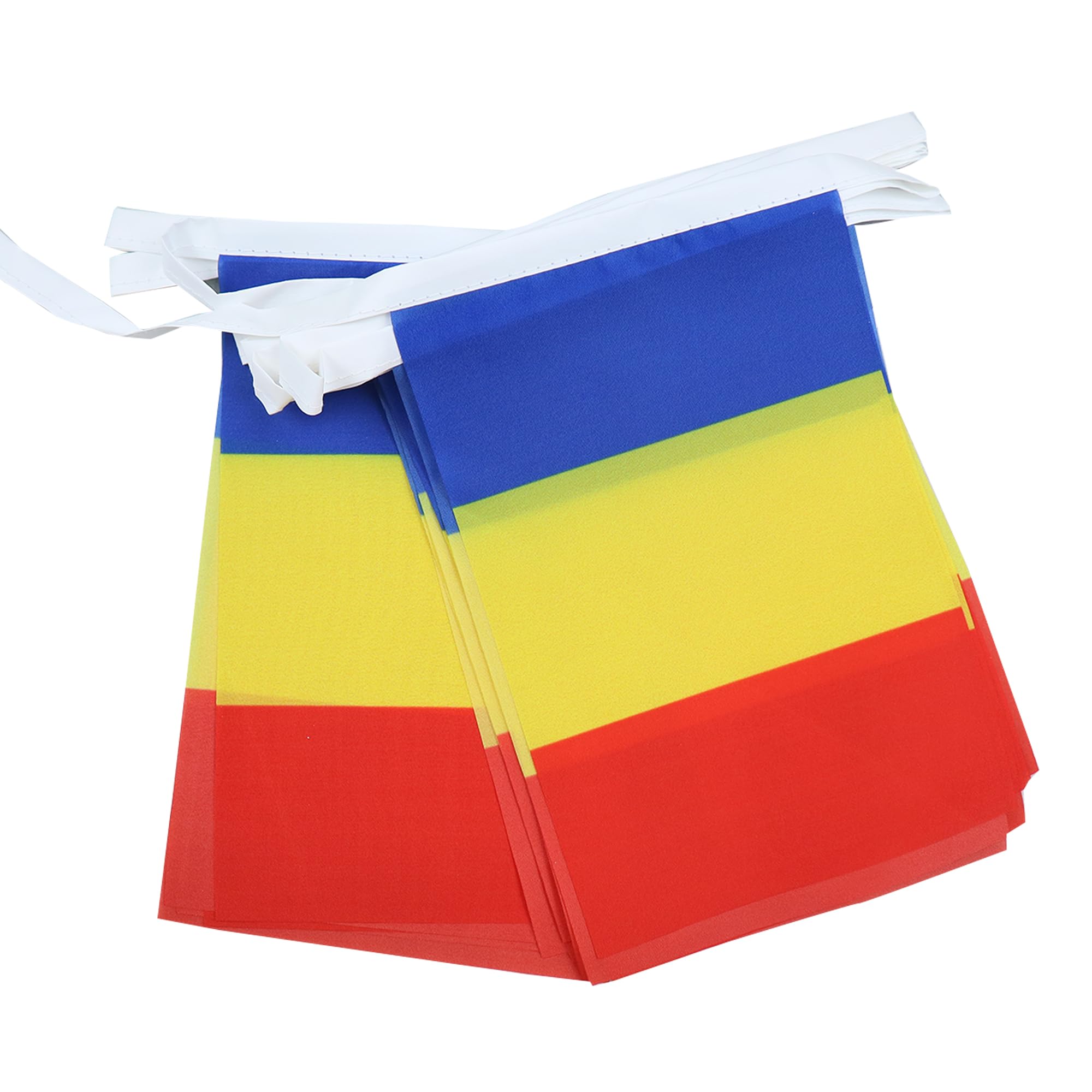 AZ FLAG Guirnalda 6 Metros, 20 Banderas de Ecuador 21x15 cm, Bandera Ecuatoriana 15 x 21 cm - Banderines — view 103