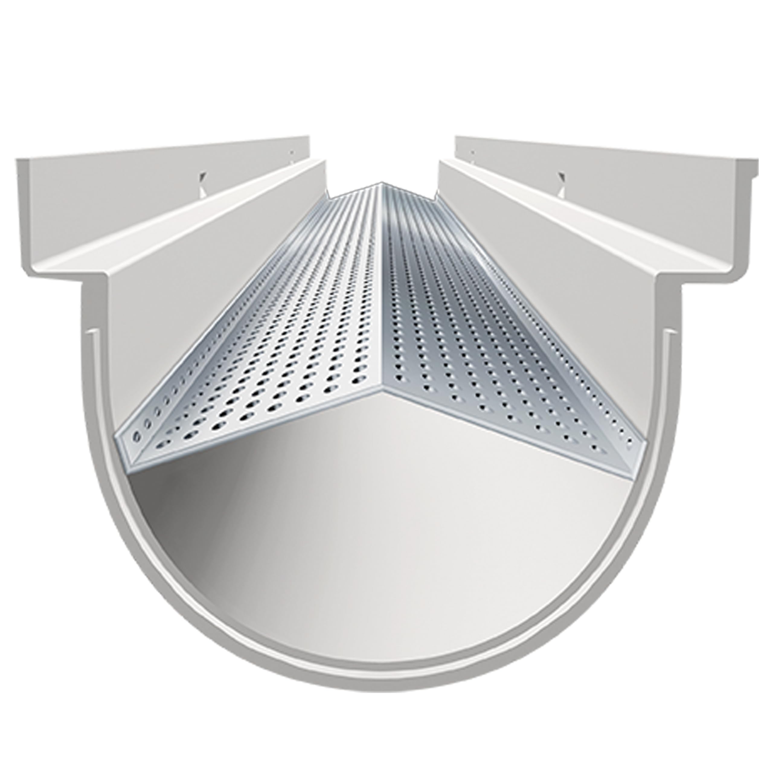 MEA Pack de 3 Caniveaux Extérieurs Décoratifs DECOSTONE – Tôle Perforée en Acier Galvanisé – Évacuation des Eaux ou Passage de Câbles – Passage Piéton – Largeur utile 10 cm
