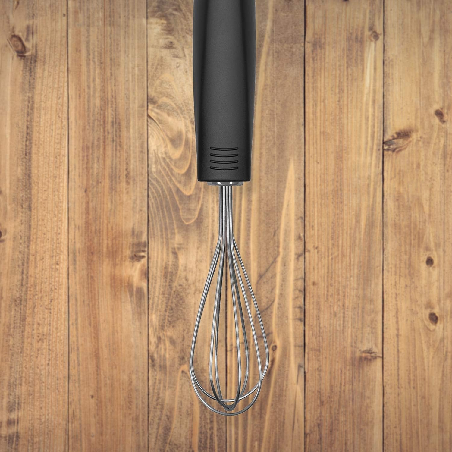 Lurch Germany Tango Whisk Stainless Steel 8.6 Inch Silver Ø 1.2 inches / 3 cm - Black