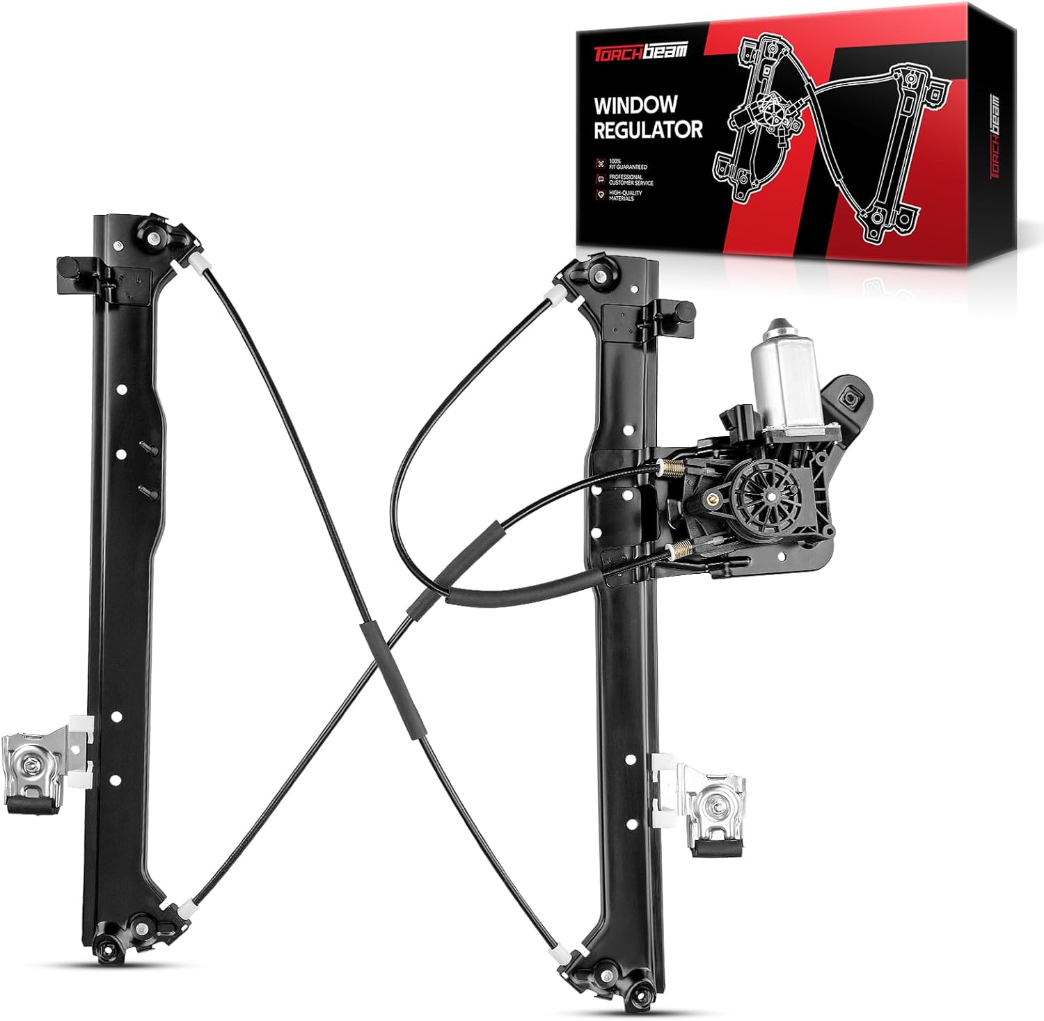 Torchbeam 741-579 Power Window Regulator Assembly with Motor Compatible with 2001-2006 Silverado 1500; Sierra 1500; Silverado 2500 HD; 2000-2006 Suburban 1500; Yukon XL 1500741-579, 15135971