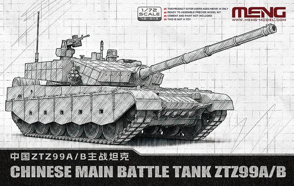 Meng 914430-1/72 ZTZ99 AB - skala 1:72