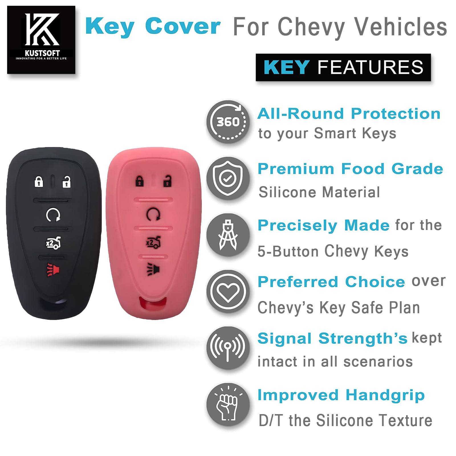 Chevrolet Key Fob Covers In Key Fob Covers - Foto 5