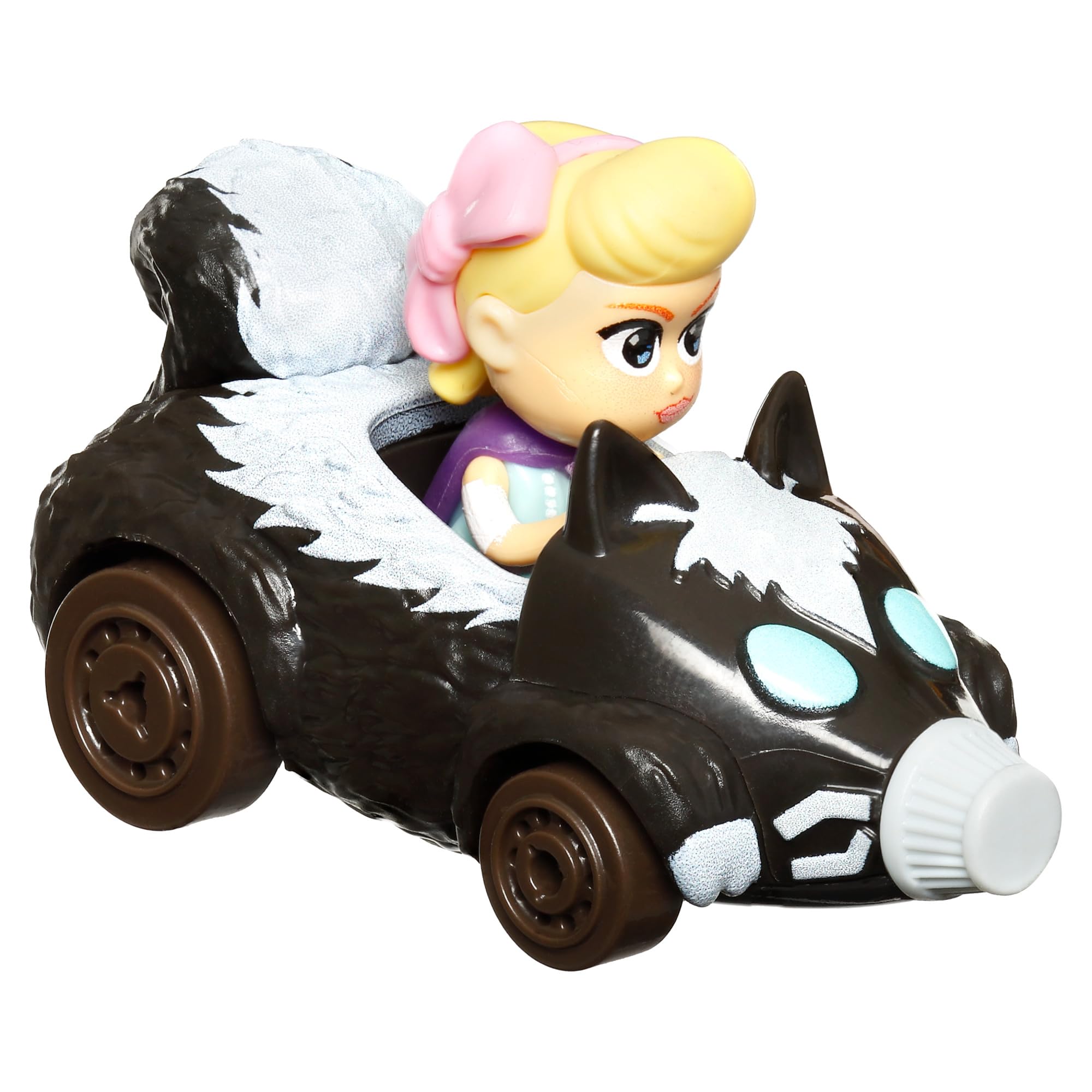 Hot Wheels Racer Verse Pixar Mini Vehicle Figure Bo Peep HKC04 Mattel, Multicoloured