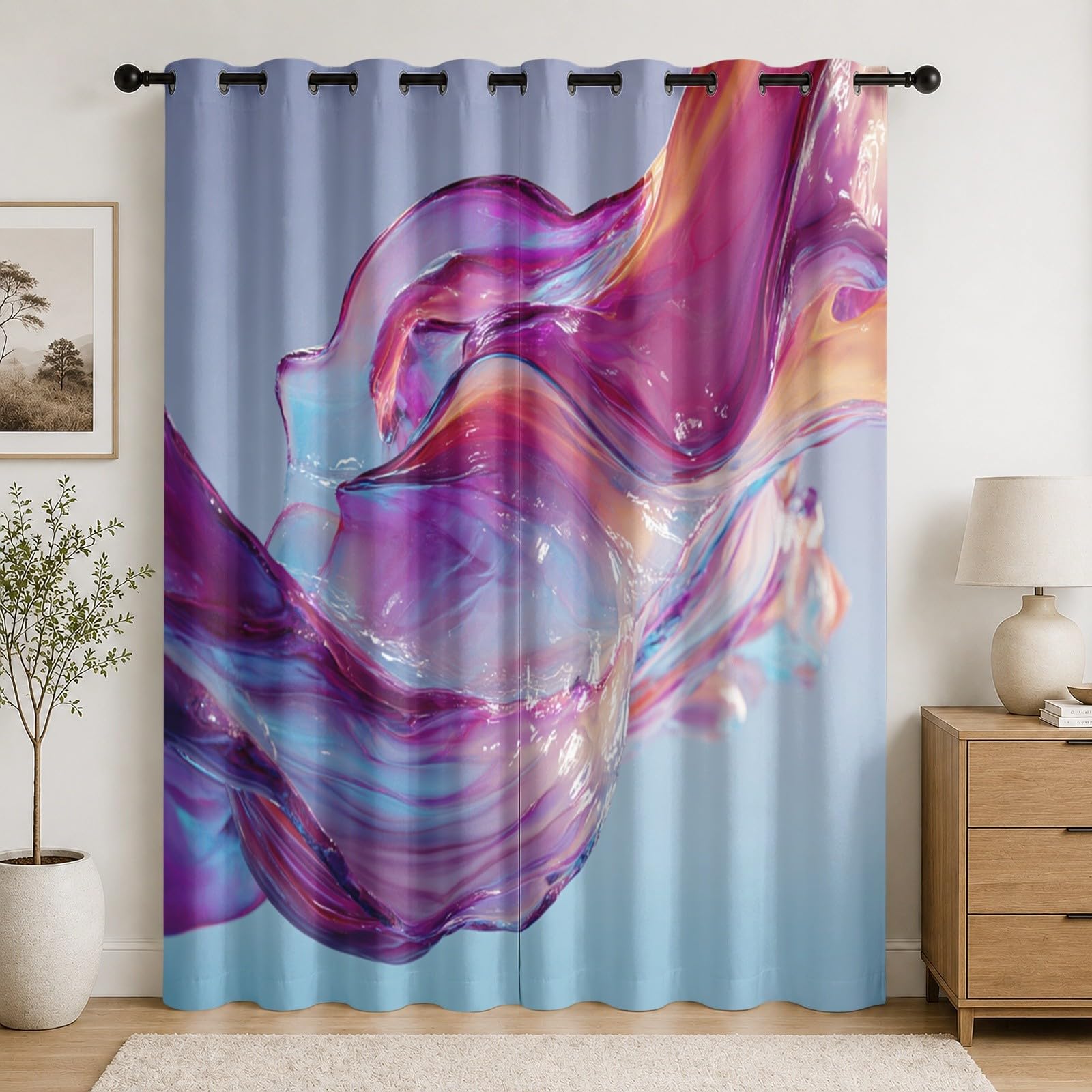 Rideaux anti bruit anti froid isolants et occultants pour chambre