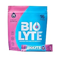 Vista 1 de BIOLYTE IV Electrolyte Powder Packets, IV Liquid Drink Mix for Water, Doctor-Developed Hydration, Dehydration Relief, Chemotherapy Must Haves for
